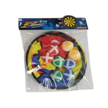 Load image into Gallery viewer, Lobbes mega dartbord klittenband, 8 ballen
