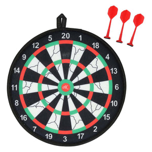 Dartbord klittenband met 3 pijltjes