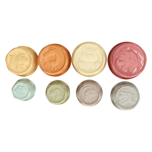 Stapelbekers pastel