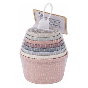 Lobbes waterval bekers pastel, 8dlg.