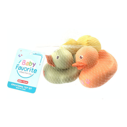 Lobbes speelgoed bv badeendjes pastel, 3st.