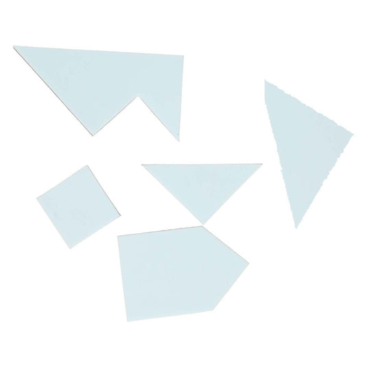 Foam tangrampuzzels, 4st.