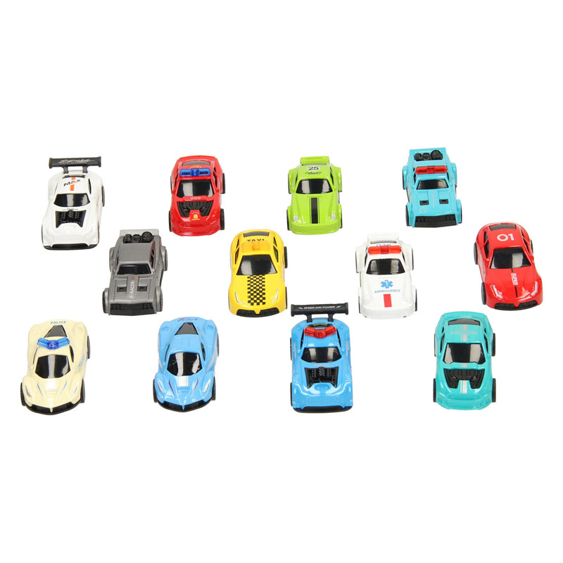 Load image into Gallery viewer, Lobbes speelgoed bv die-cast auto's speelset, 12dlg.
