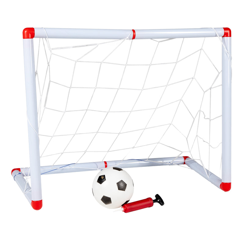 Load image into Gallery viewer, Lobbes voetbaldoeltje met balletje en pomp

