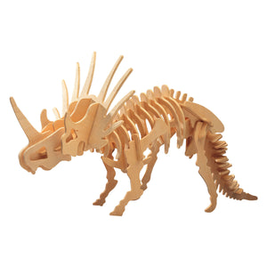 Houten bouwpakket styracosaurus
