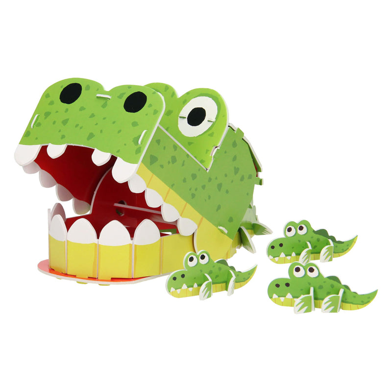 Load image into Gallery viewer, Bouwpakket 3d krokodil
