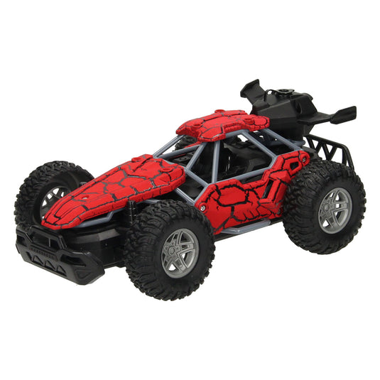 Lobbes speelgoed bv rc auto met rookfunctie - rood
