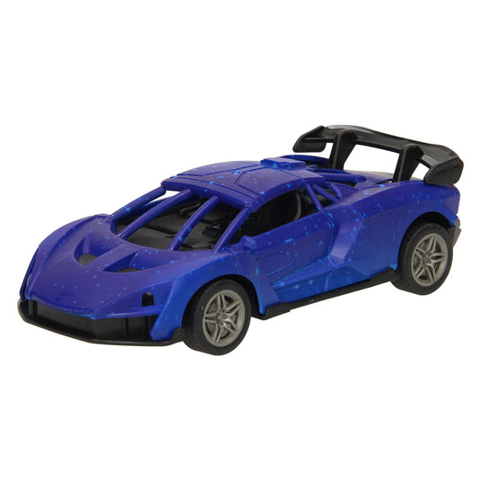 Lobbes speelgoed bv rc racewagen blauw zwart bestuurbare auto
