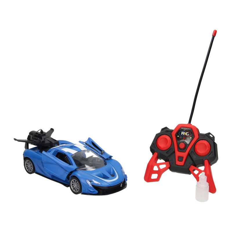 Load image into Gallery viewer, Lobbes rc sportwagen met stoomfunctie blauw
