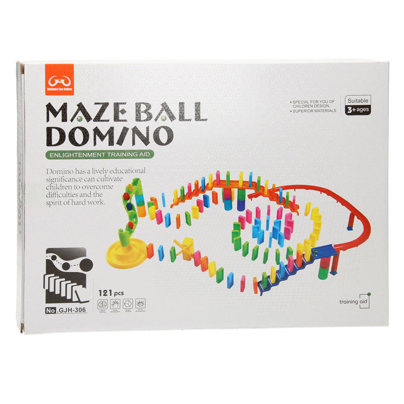 ギャラリービューアに画像をロードする, Knikkerbaan dominoset, 121dlg.

