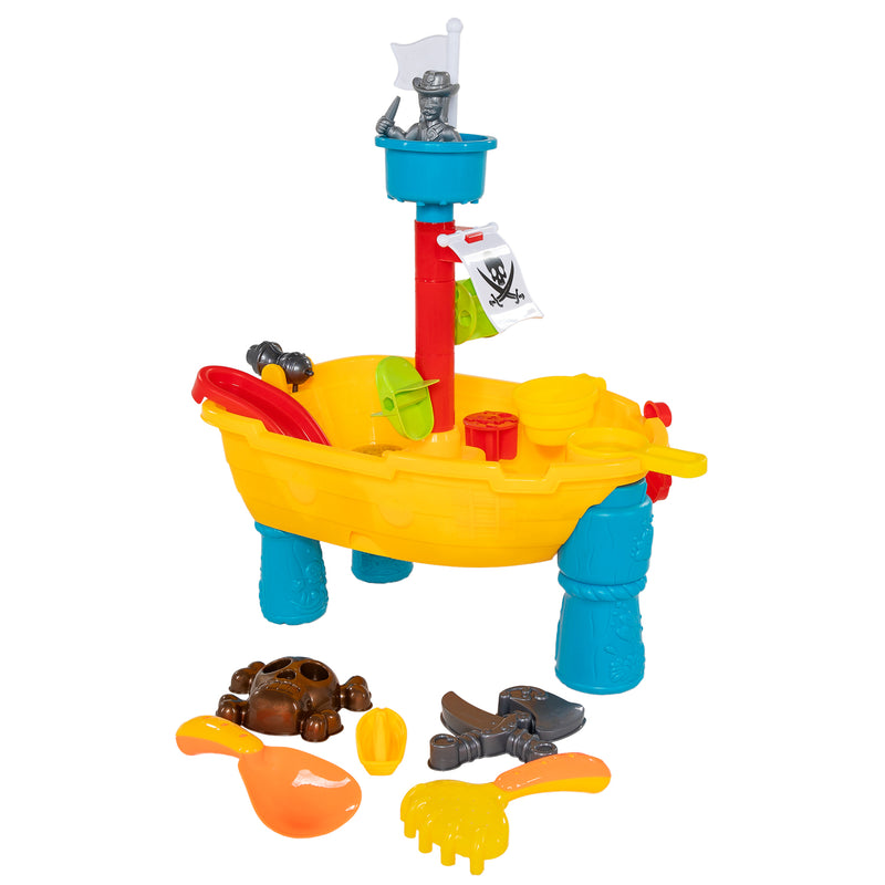 Load image into Gallery viewer, Watertafel piratenboot met accessoires.
