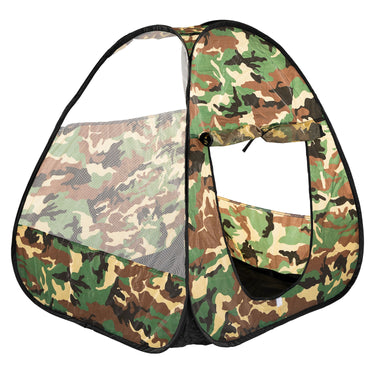 Lobbes camouflage speeltent pop-up voor kinderen - speelplezier tent.