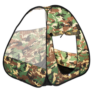 Lobbes camouflage speeltent pop-up voor kinderen - speelplezier tent.