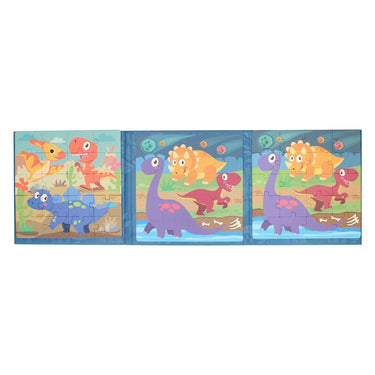 Magnetisch puzzelboek dino