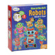 Lobbes gieten schilderen glow in the dark robots