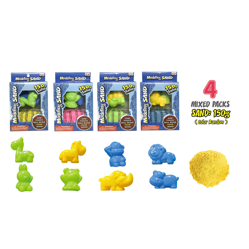 Load image into Gallery viewer, Speelzand 150gr met dierenvormpjes
