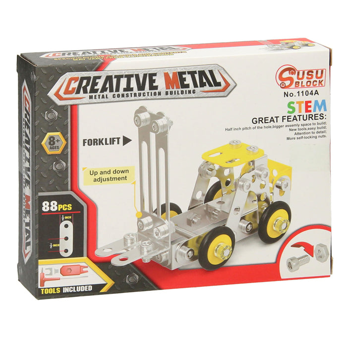Load image into Gallery viewer, Metalen bouwpakket constructie heftruck
