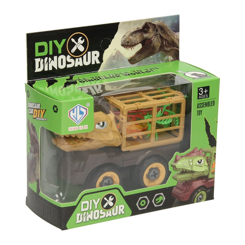 Load image into Gallery viewer, Bouw auto dino met kooi
