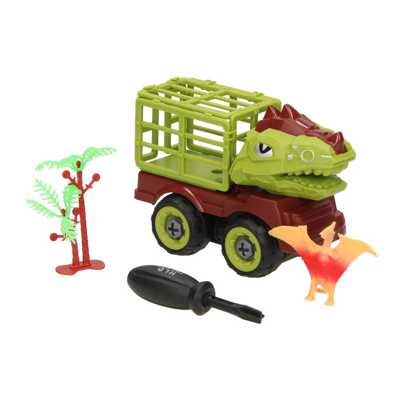 Load image into Gallery viewer, Bouw auto dino met kooi
