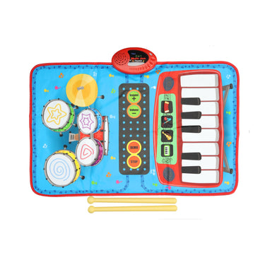 Lobbes muziek mat met piano drums