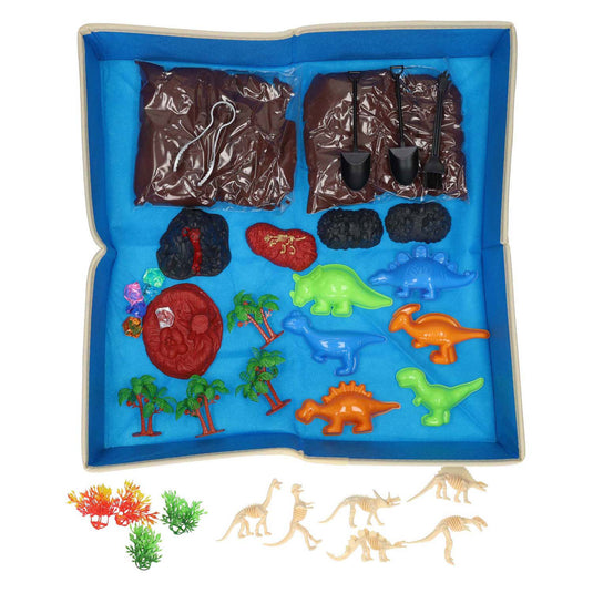 Speelzand dinowereld met speelmat