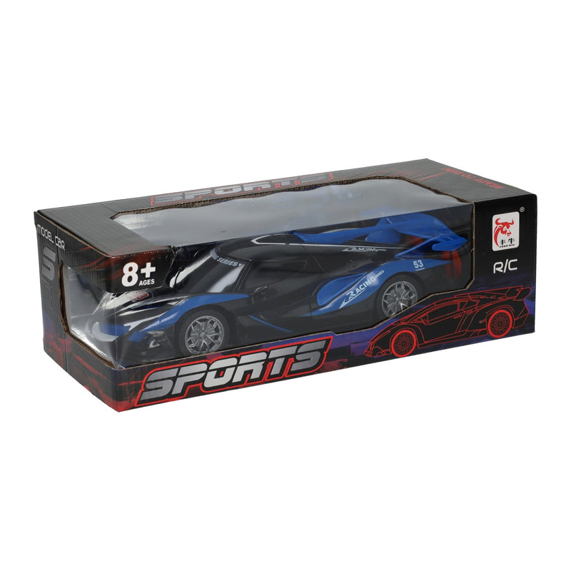 Load image into Gallery viewer, Rc blauwe racewagen
