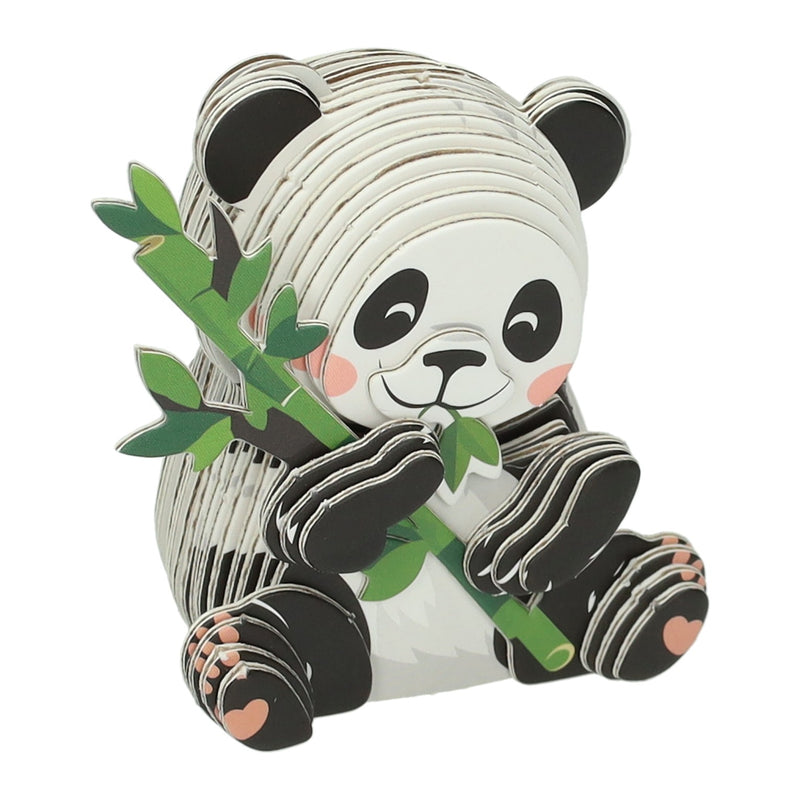 ギャラリービューアに画像をロードする, Diy 3d model puzzel - panda
