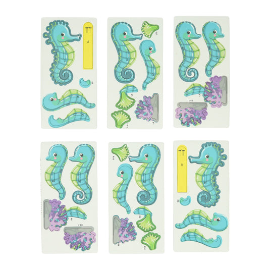 Diy 3d model puzzel - zeepaard