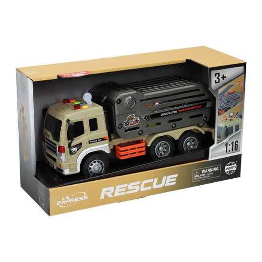 Rescue vrachtwagen met dino's