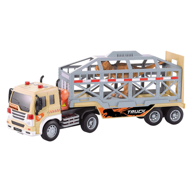 ギャラリービューアに画像をロードする, Vrachtwagen met dinosaurus 1:16 - met licht en geluid
