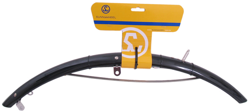 Load image into Gallery viewer, Voorspatbord 28 kunststof 45 mm - zwart
