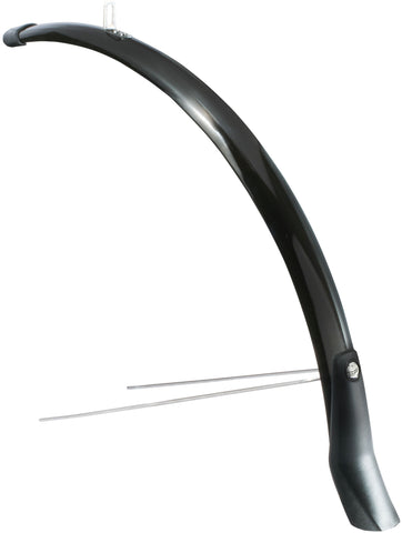 Voorspatbord 28 inch 51mm pvc snello zwart eurofender