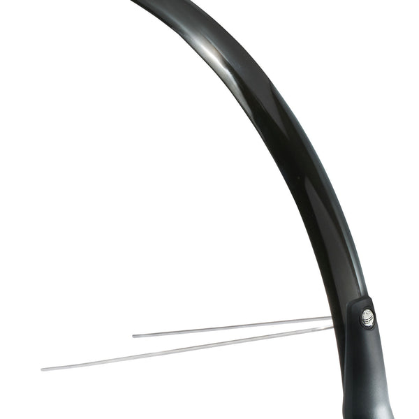 Voorspatbord 28 inch 51mm pvc snello zwart eurofender