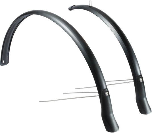 Eurofender Spatbordset Snello 28 x 51 mm mat zwart