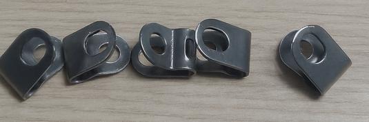 Eurofender rvs bevestigingsclip voor spatbordstang - 5 stuks