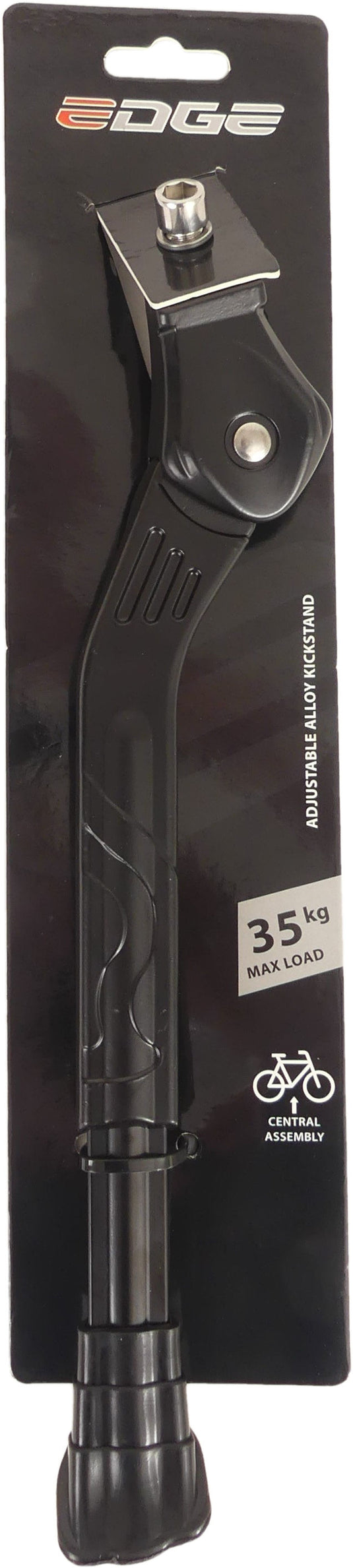 Edge zijstandaard verstelbaar 24 t m 28 strong - zwart (op kaart)