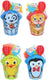 Eddy toys zandemmer dieren 5 delig - zandemmer speelgoed met harkje, schep en gieter - dieren zandemmer voor strand en zandbak - zandbucket dier - vanaf 18 maanden - 1 willekeurige set