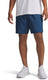 Under armour ua tech woven wordmark short-blu heren sportbroek - wham blauw - wit