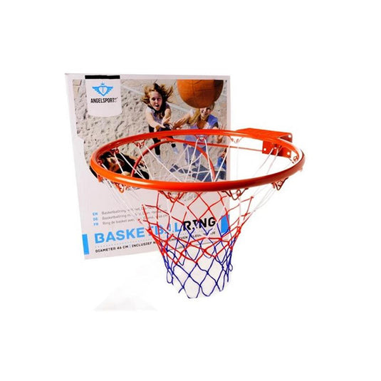 Engelhart basketbalring oranje 46cm excl. net