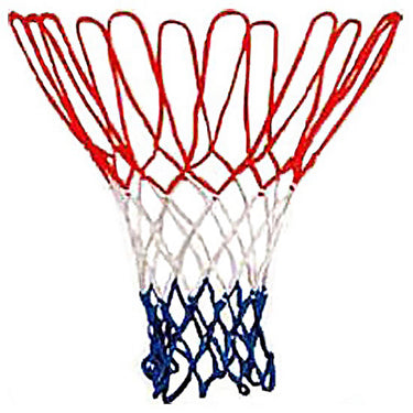 Engelhart basketbalnet rood wit blauw, los net, exclusief ring