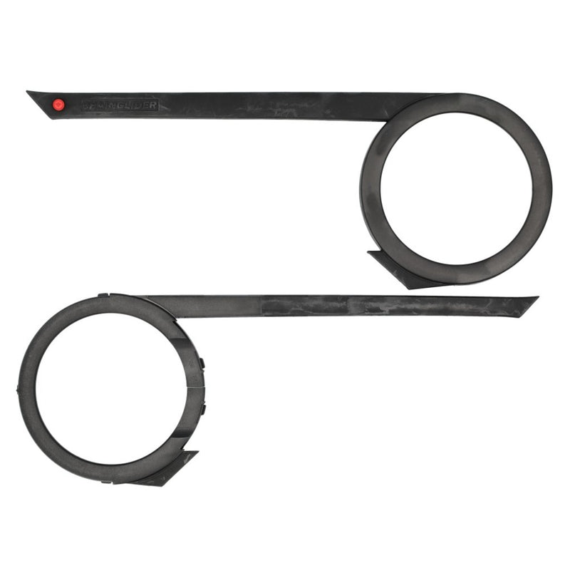 Fietskettingscherm - Zwart, 38 tands, zelfdragend, weinig onderhoud