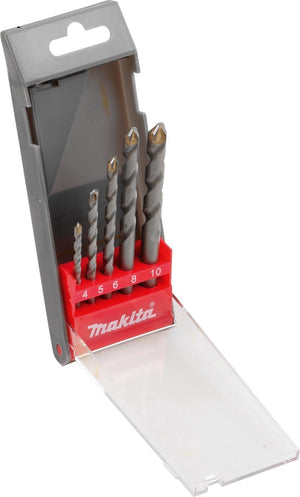 Makita accessoires makita borenset steen 5-delig - d-05175