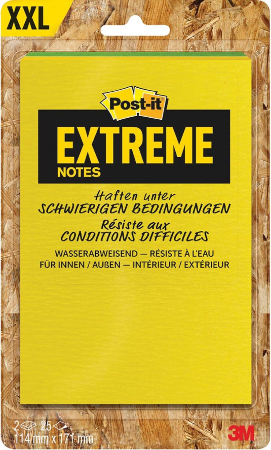 Post-it plaknotitie ext57m-2-frge 171 mm x 114 mm geel, groen, oranje, turquoise 50 vellen