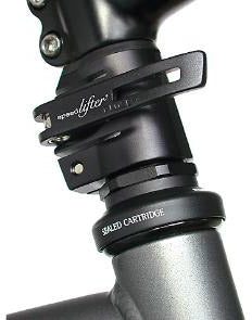 Load image into Gallery viewer, Stuurpenverlenger verstelbaar Satori Easy Up 1-1 8 - zwart
