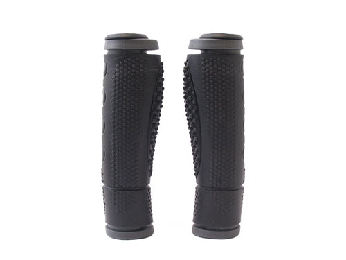 Marwi handvatset sportief zwart grijs 128mm 2-componenten , 1-kant open