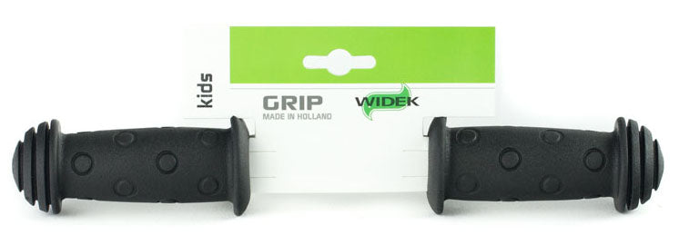 Load image into Gallery viewer, Widek Kinderfiets Handvat - Basic Zwart, 100mm, Rubber
