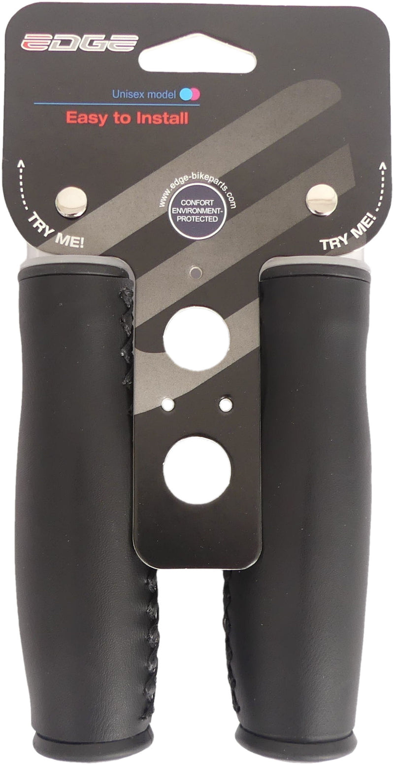 Load image into Gallery viewer, Edge City Kunstleer Handvatten 135mm Zwart
