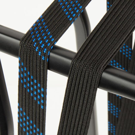 Qibbel widek veiligheidsbinder suv stalen haak 54cm zwart blauw