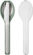 Mepal - ellipse bestekset 3-delig - mes. vork en lepel - rvs - nordic sage
