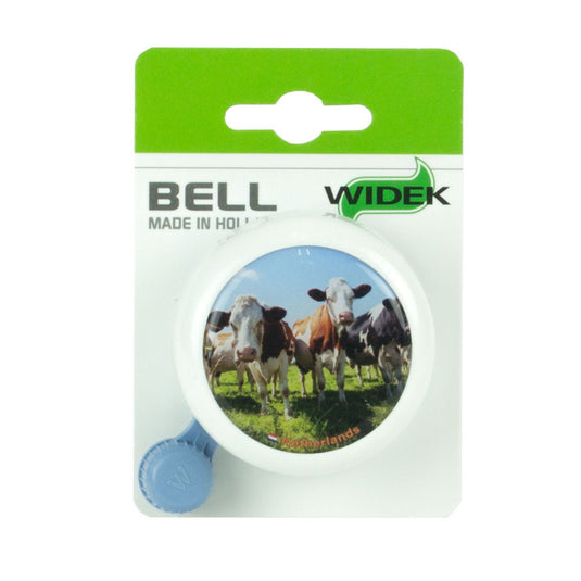 Widek bel wit koeien op kaart